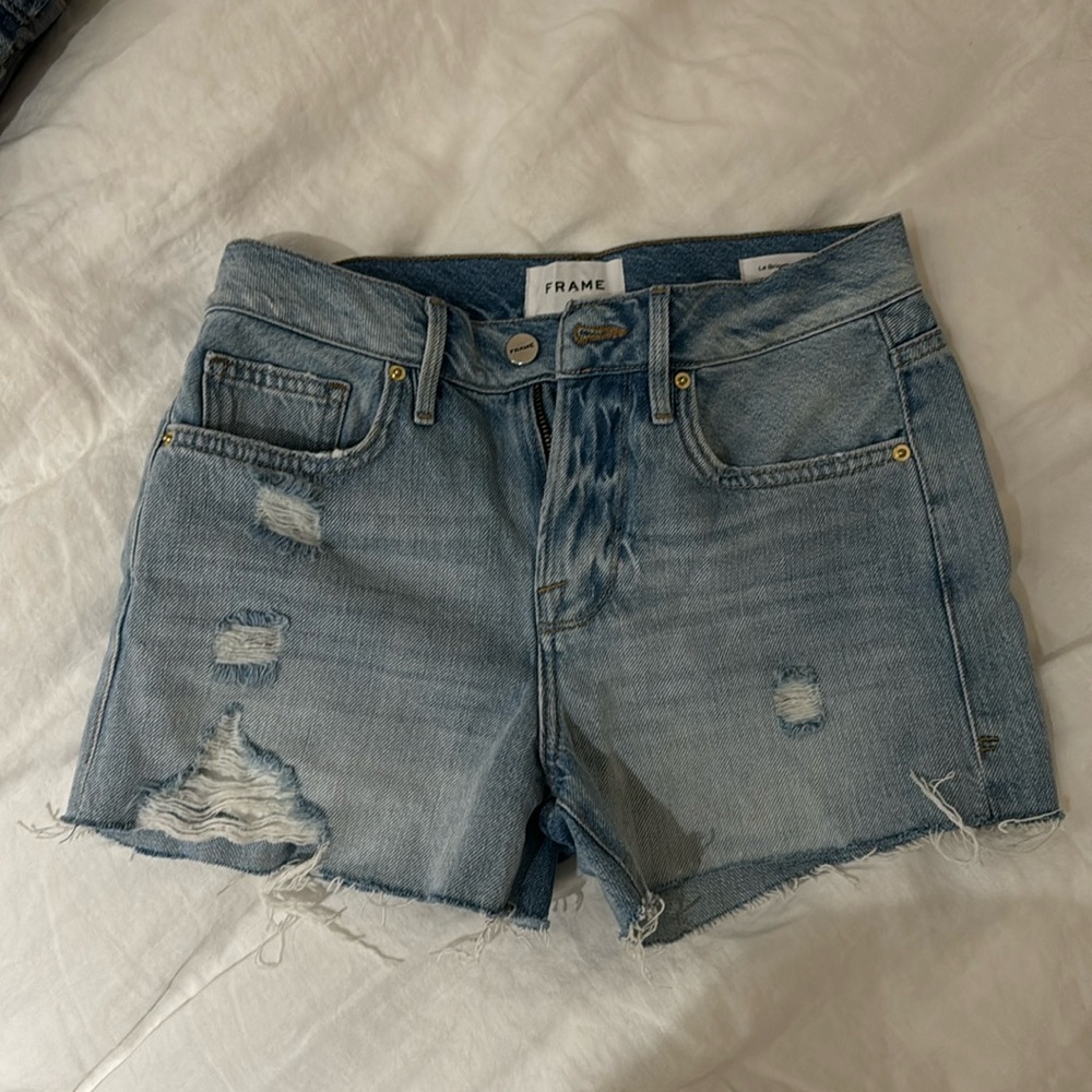Frame denim shorts